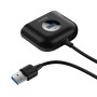 USB HUB Baseus Square round 4in1 (USB to USB3.0+USB2.0*3) 1m (CAHUB-AY01)