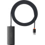 USB HUB Baseus Lite Series (USB to USB3.0*4) 2m (WKQX030201)