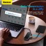 USB-C HUB Baseus AcmeJoy (Type-C to HDMI+USB3.0*2+USB2.0+RJ45) (WKJZ010313)