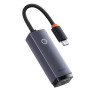 Перехідник Baseus Lite Series Type-C to RJ45 LAN Port 1000Mbps Aluminum Alloy (WKQX000313)
