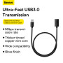 USB подовжувач Baseus AirJoy Series USB2.0 Extension Cable 0.5m (B00631100111-00)