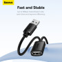 USB подовжувач Baseus AirJoy Series USB2.0 Extension Cable 0.5m (B00631100111-00)