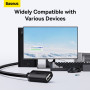 USB подовжувач Baseus AirJoy Series USB2.0 Extension Cable 0.5m (B00631100111-00)