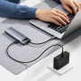 USB-C HUB Baseus Metal Gleam Series 11-Port (Type-C to HDMI+VGA+USB3.0*3+USB2.0+Type-C+RJ45+SD,TF+3.5mm) (B00030709811-00)