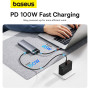 USB-C HUB Baseus Metal Gleam Series 11-Port (Type-C to HDMI+VGA+USB3.0*3+USB2.0+Type-C+RJ45+SD,TF+3.5mm) (B00030709811-00)