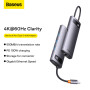 USB-C HUB Baseus Metal Gleam Series 6-Port (Type-C to HDMI+USB3.0*3+Type-C+RJ45) (WKWG080013)