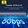 USB HUB Baseus UltraJoy Series 4-Port AIR (USB+Type-C to USB3.0*4+Type-C) (B0005280B811-13)