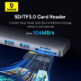 USB-C HUB Baseus UltraJoy Series 6-Port (Type-C*2 to Type-C+USB3.0*3+SD,TF) (B00052802811-03)