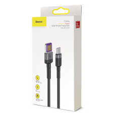 Data Cable Baseus Cafule HW Type-C 40W 1m (CATKLF-PG1)