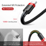 Data Cable Baseus Cafule Type-C 2A 2m (CATKLF-CG1)