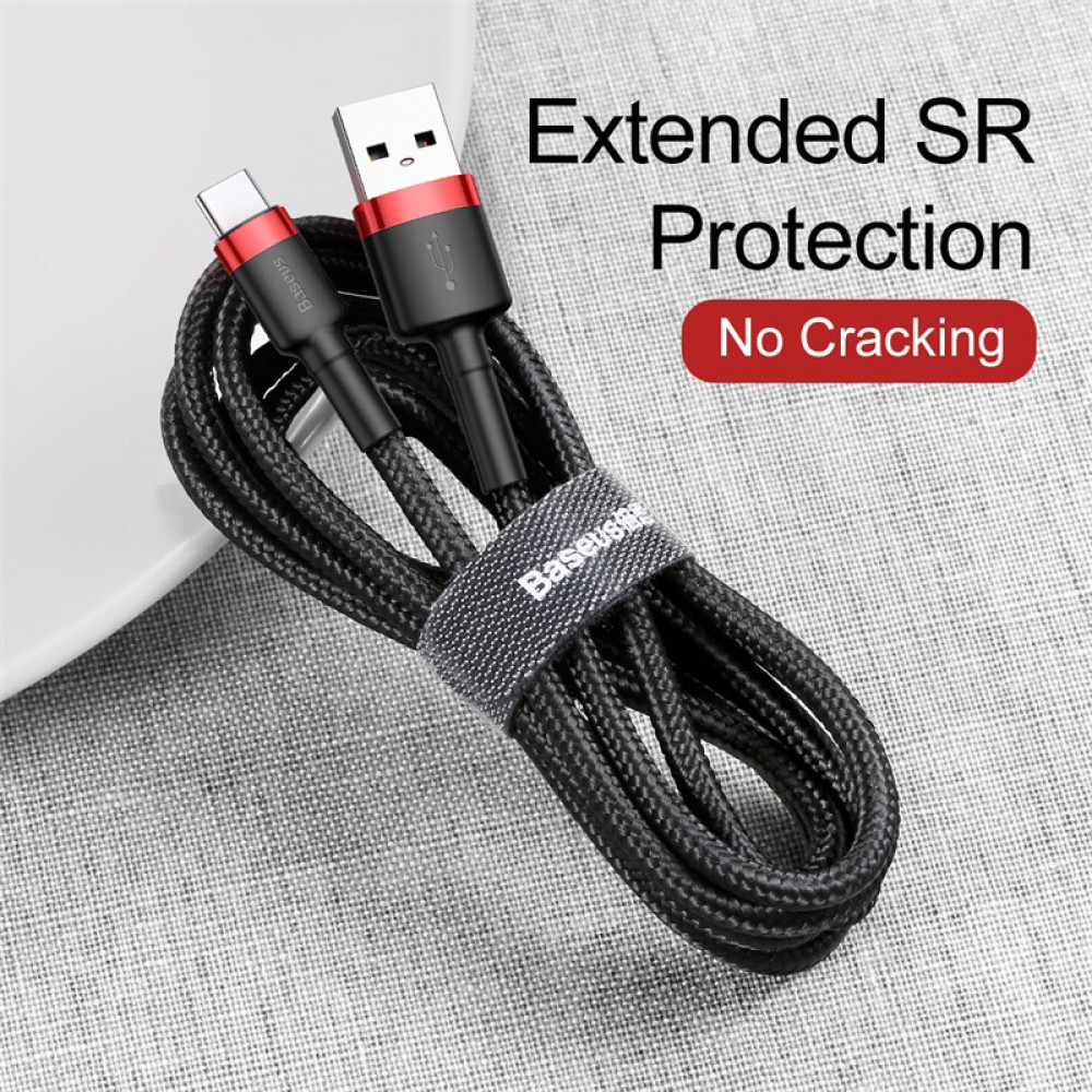 Data Cable Baseus Cafule Type-C 2A 2m (CATKLF-CG1)