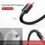 Data Cable Baseus Cafule Type-C 3A 1m (CATKLF-E91)