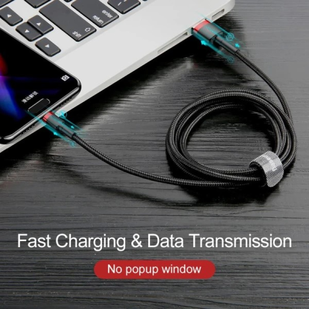 Data Cable Baseus Cafule Type-C 3A 1m (CATKLF-E91)