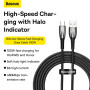 Data Cable Baseus Glimmer Series  Type-C 100W 2m (CADH000501)