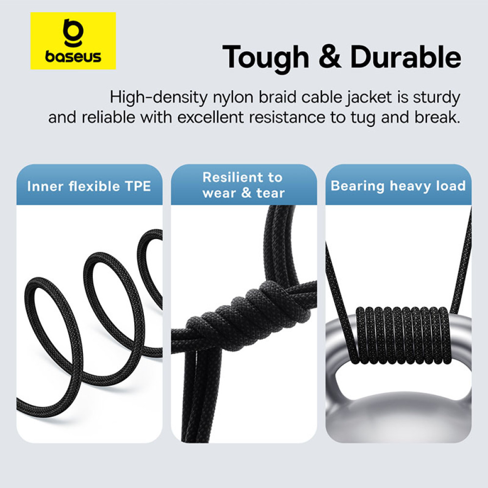 Data Cable Baseus Gem Type-C 100W 1m (P10373002111-00)