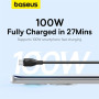 Data Cable Baseus Pudding Series Type-C 100W 1.2m (P10355703111-00)