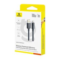 Data Cable Baseus Fast Charging Type-C 100W 1m (E0426800, E0426801)
