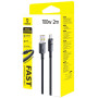 Data Cable Baseus New Braided FC Type-C 100W 2m (E0426W02)