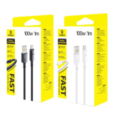 Data Cable Baseus New Braided FC Type-C 100W 1m (E0426W01, E0426W03)