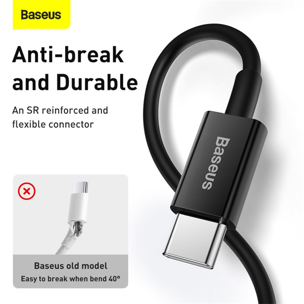 Data Cable Baseus Superior Series Type-C to Lightning 20W 1m (CATLYS-A01, CATLYS-A02)
