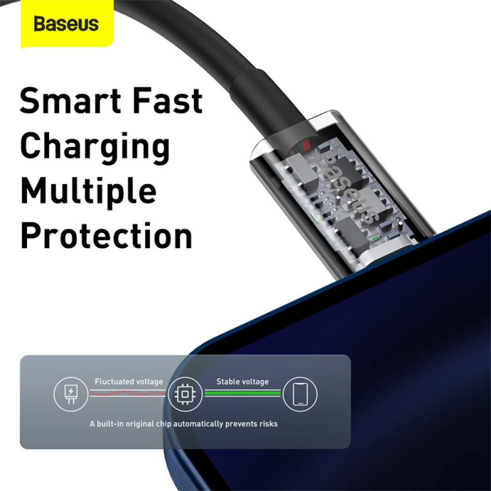 Data Cable Baseus Superior Series Type-C to Lightning 20W 1m (CATLYS-A01, CATLYS-A02)