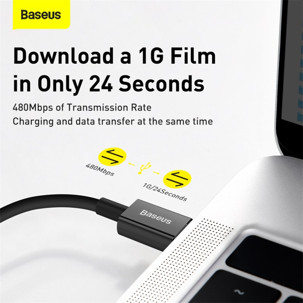 Data Cable Baseus Superior Series Type-C to Lightning 20W 1m (CATLYS-A01, CATLYS-A02)