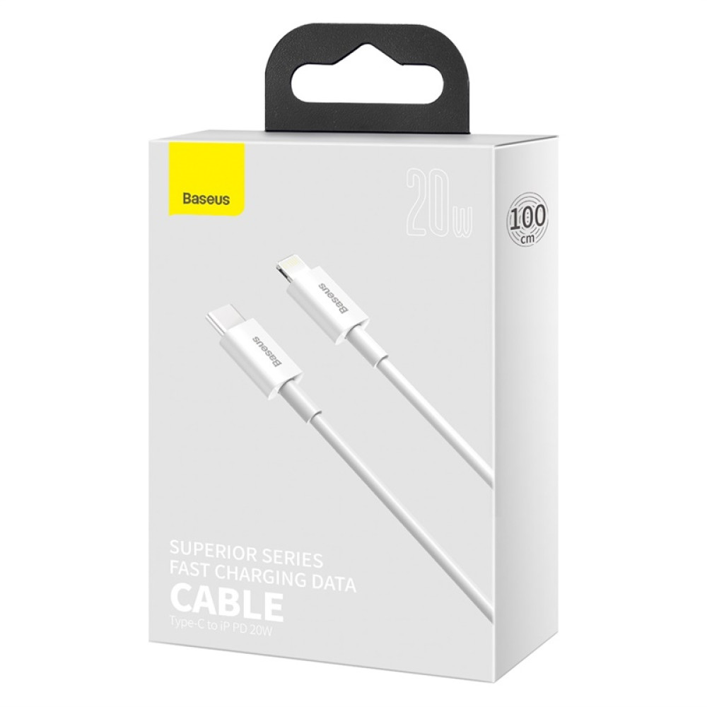 Data Cable Baseus Superior Series Type-C to Lightning 20W 1m (CATLYS-A01, CATLYS-A02)