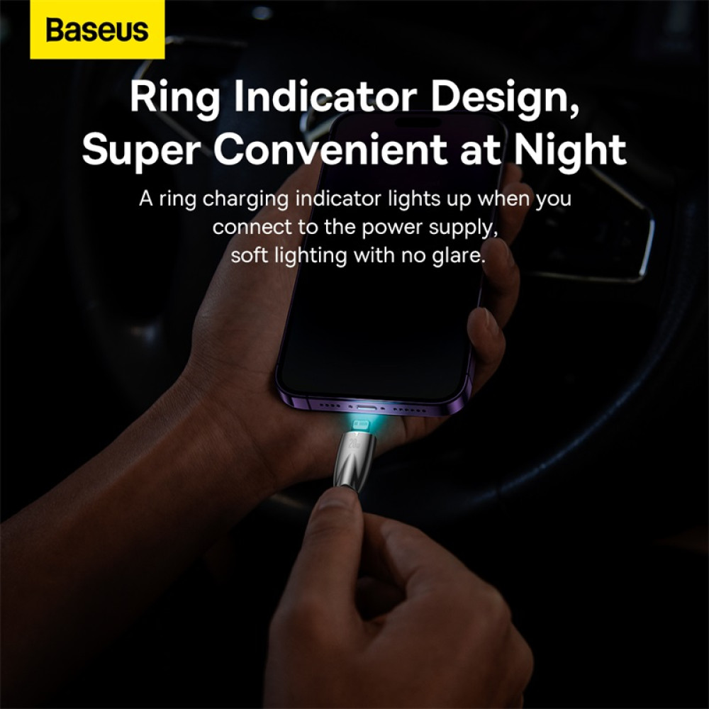 Data Cable Baseus Glimmer Series Type-C to Lightning 20W 1m (CADH000001,CADH000002,CADH000003)