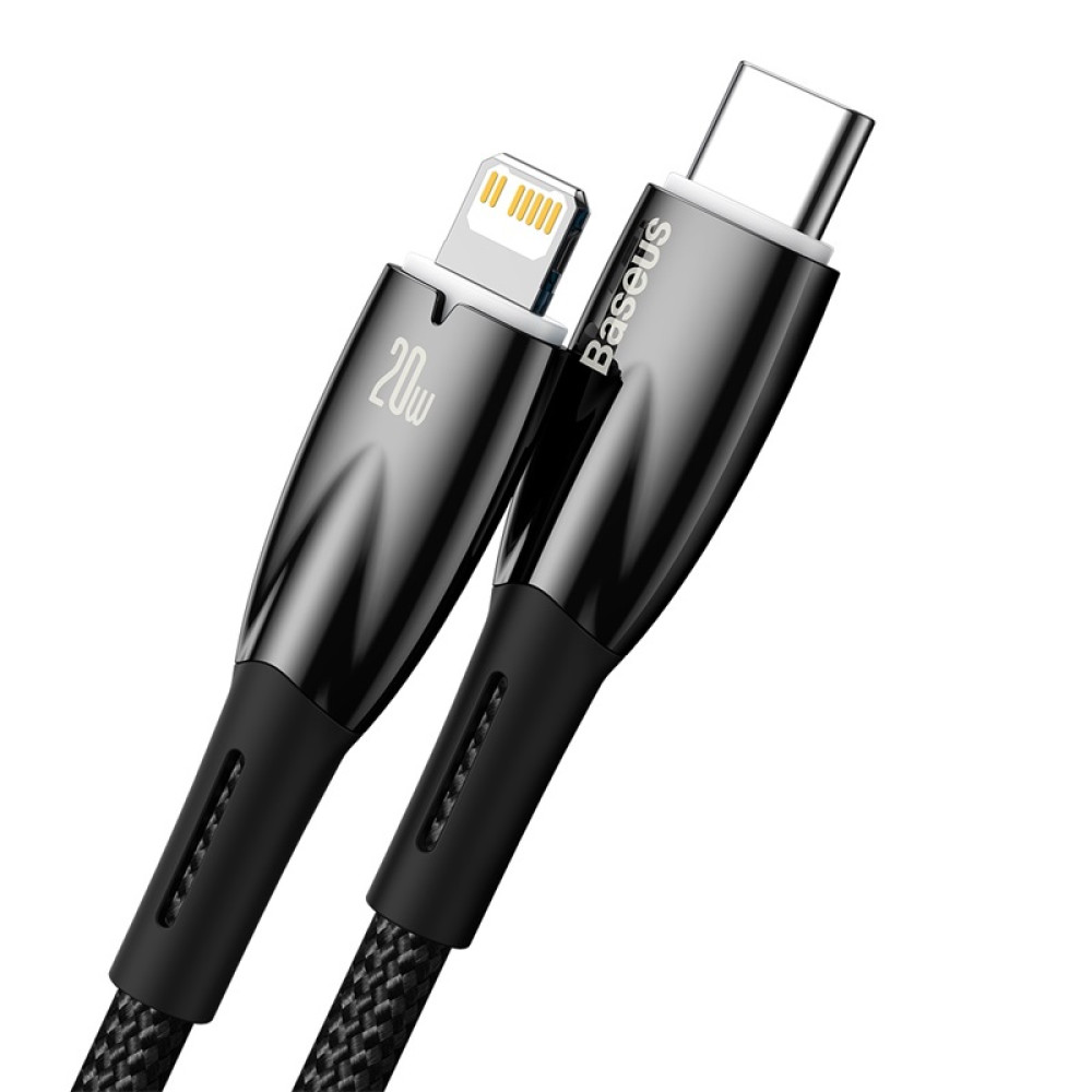 Data Cable Baseus Glimmer Series Type-C to Lightning 20W 1m (CADH000001,CADH000002,CADH000003)