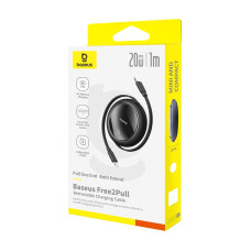 Data Cable Baseus Free2Pull Retractable Type-C to Lightning 20W 1m (P10364501111-00)