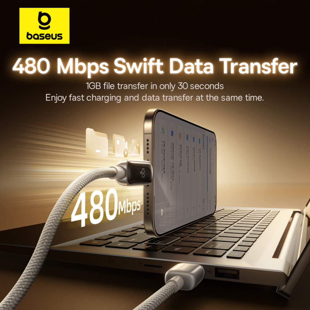 Data Cable Baseus Vipow Type-C to Lightning 20W 2m (P10381801851-01)