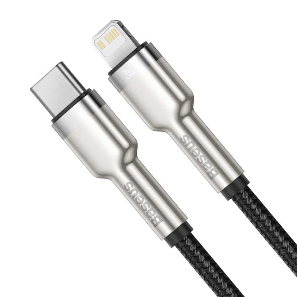 Data Cable Baseus Cafule Metal Series Type-C to Lightning 20W 2m (CATLJK-B01)
