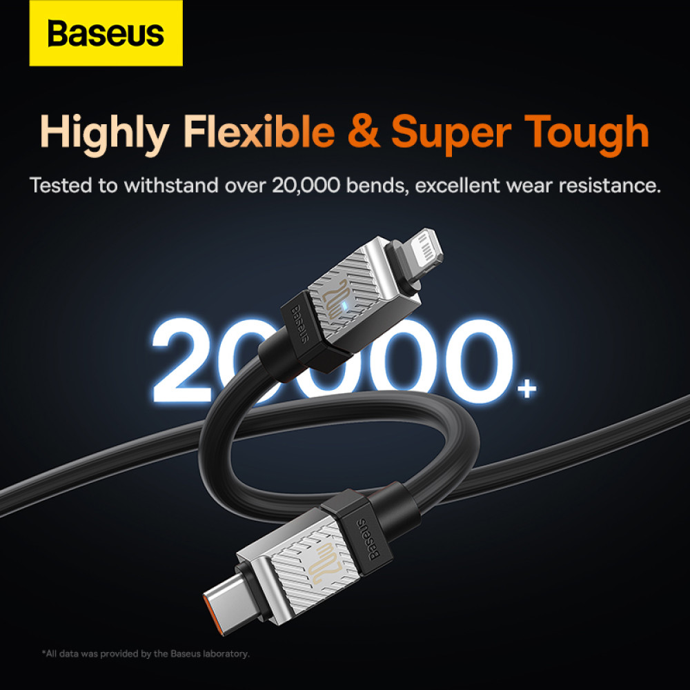 Data Cable Baseus CoolPlay Type-C to Lightning 20W 1m (CAKW000001)