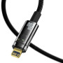 Data Cable Baseus Explorer Series Auto Power-Off Type-C to Lightning 20W 1m (CATS000001)