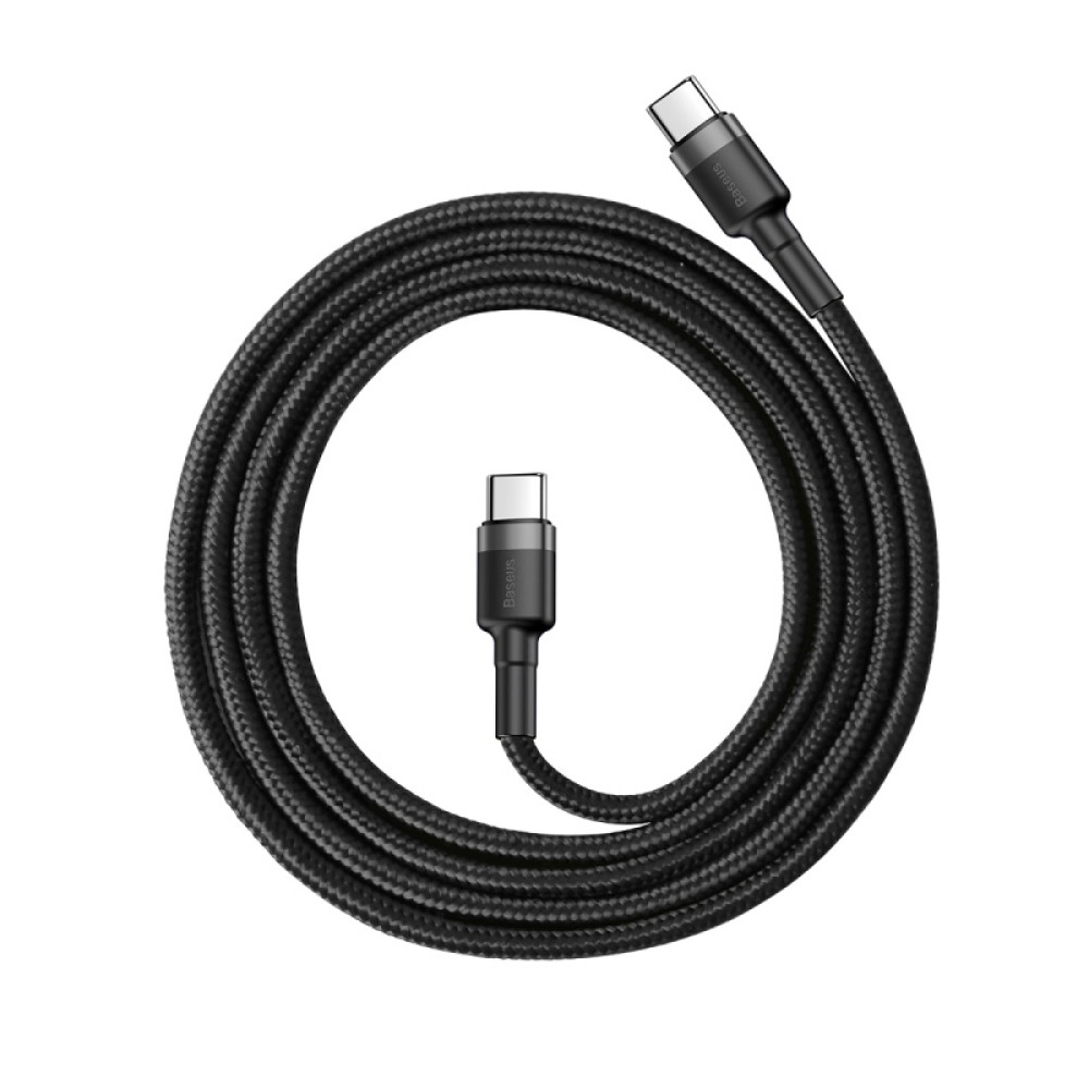 Data Cable Baseus Cafule flash Type-C to Type-C 60W 1m (CATKLF-GG1, CATKLF-G91)