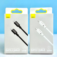 Data Cable Baseus Superior Series Type-C to Type-C 100W 1m (CATYS-B01, CATYS-B02)