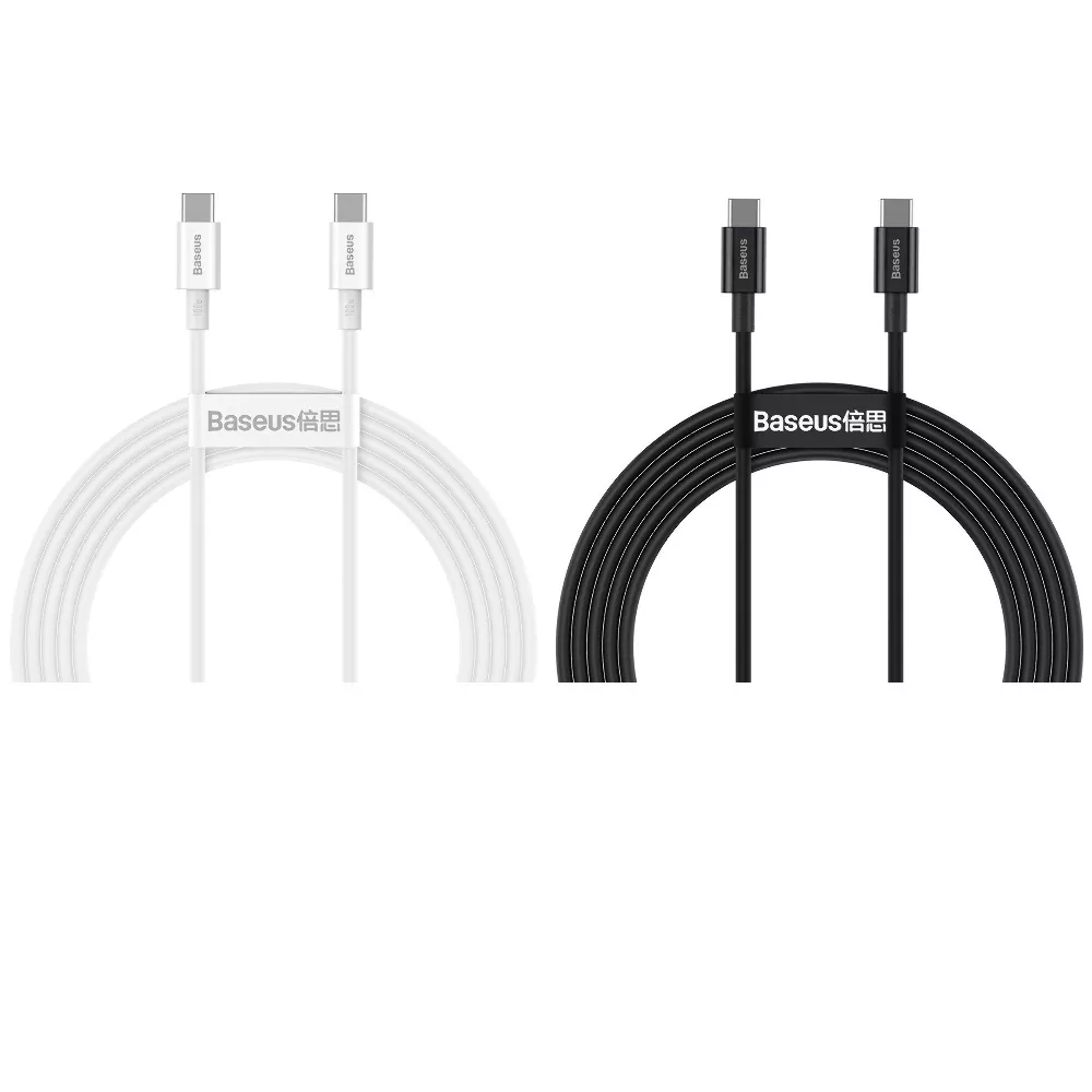 Data Cable Baseus Superior Series Fast Charging Type-C to Type-C 100W 2m/CATYS-C01/CATYS-C02