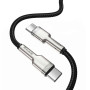 Data Cable Type-C to Type-C Baseus Cafule Metal Series Швидка зарядка 100W 1m CATJK-C01