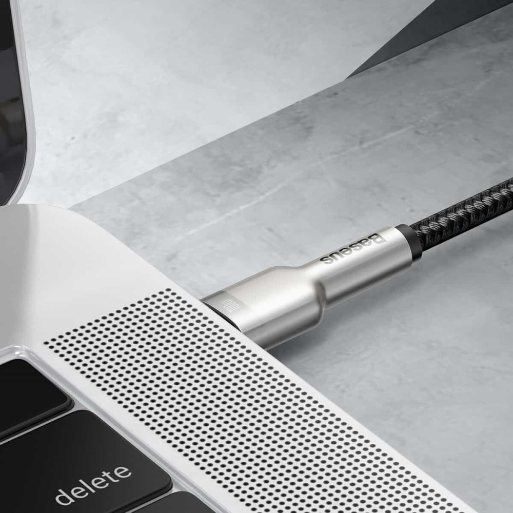 Data Cable Baseus Cafule Metal Series Type-C to Type-C 100W 1m (CATJK-C01)