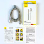 Data Cable Baseus Tungsten Gold Type-C to Type-C 100W 1m (CATWJ-01)