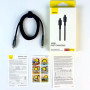 Data Cable Baseus Tungsten Gold Type-C to Type-C 100W 1m (CATWJ-01)
