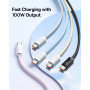 Data Cable Baseus Dynamic 3 Series Type-C to Type-C 100W 1m (P10367000111-00)