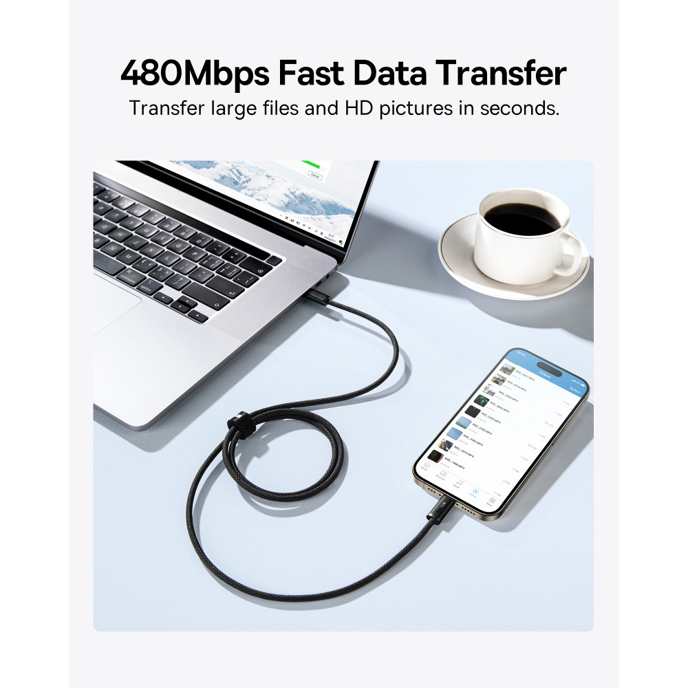 Data Cable Baseus Dynamic 3 Series Type-C to Type-C 100W 1m (P10367000111-00)