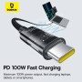 Data Cable Baseus Gem Type-C to Type-C 100W 1m (P10373000111-00)