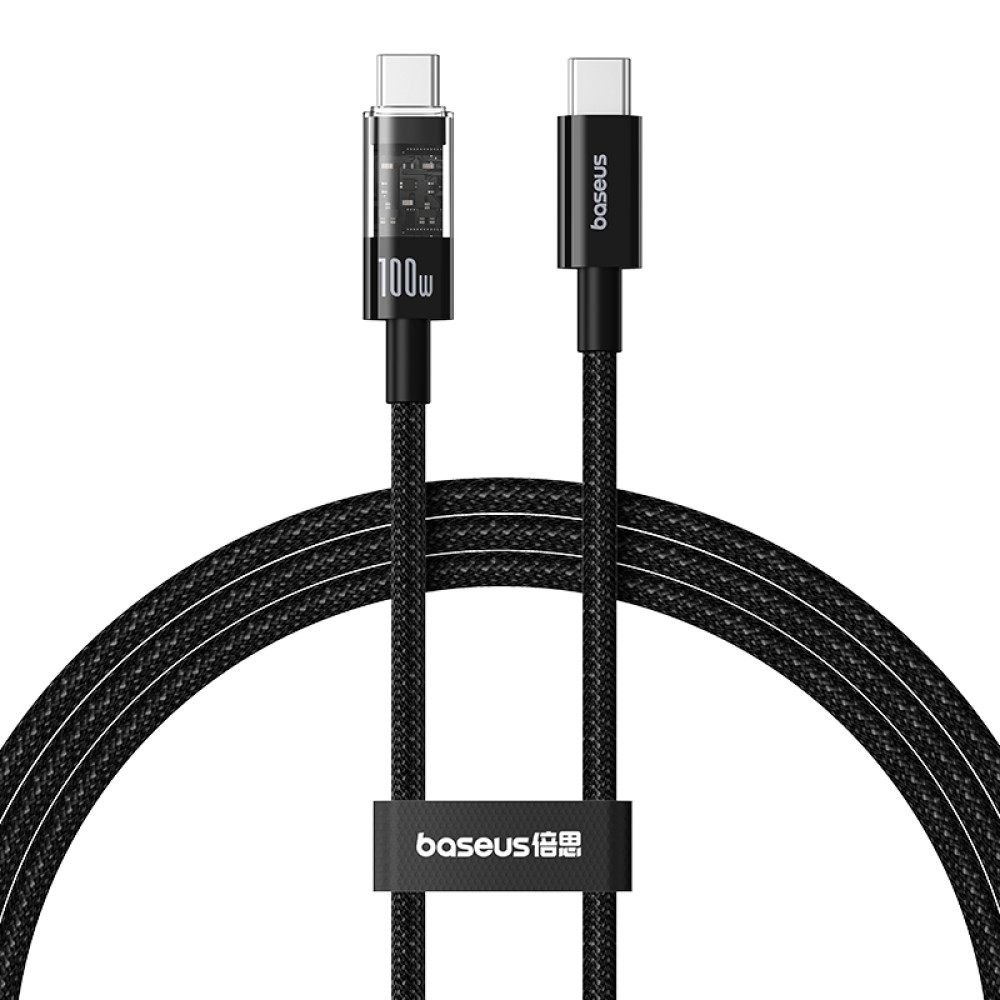 Data Cable Baseus Gem Type-C to Type-C 100W 1m (P10373000111-00)