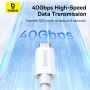 Data Cable Baseus Superior Series 2 Type-C to Type-C 240W 1m (P10365200211-02)