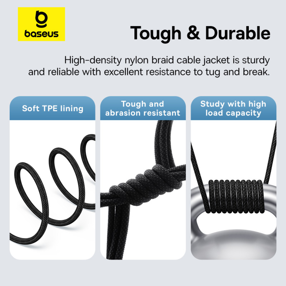 Data Cable Baseus Gem Type-C to Type-C 100W 2m (P10373000211-01)