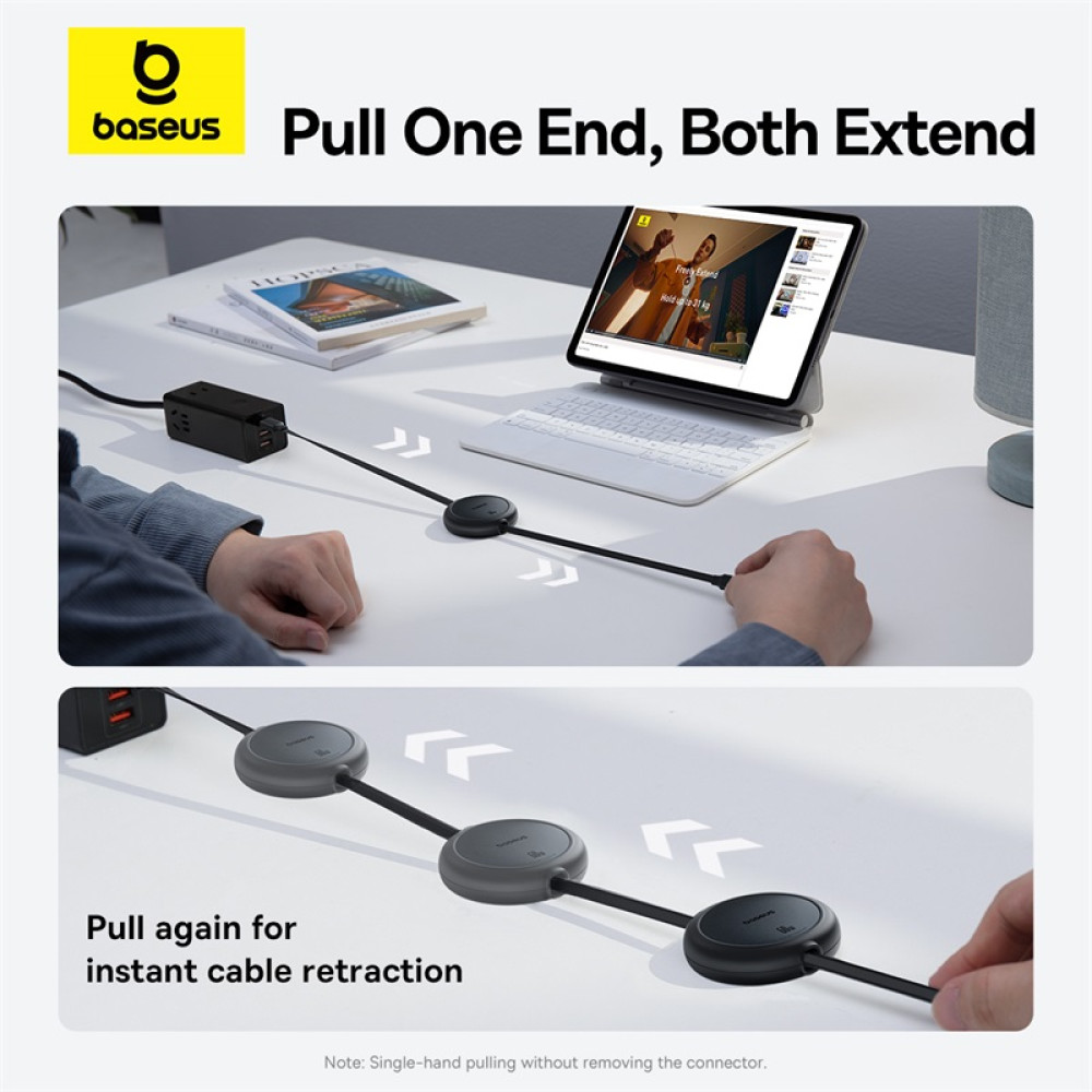 Data Cable Baseus Free2Pull Mini Type-C to Type-C 60W 1m (P10364500111-01)