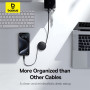 Data Cable Baseus Free2Pull Mini Type-C to Type-C 60W 1m (P10364500111-01)