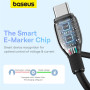 Data Cable Baseus Pudding Series Type-C to Type-C 100W 2m (P10355702221-01)